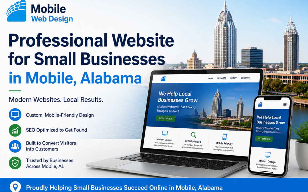 How a Professional Website Helps Small Businesses in Mobile, Alabama Get More Customers