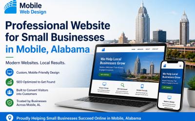How a Professional Website Helps Small Businesses in Mobile, Alabama Get More Customers